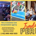 La imagen 2 de la Empresa TRADU PERÚ TRADUCCIÓN E INTERPRETACIÓN Servicios de sistemas portátiles en Lima LAM