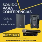 La imagen 6 de la Empresa TRADUPERU-LANGUAGES, TRADUCTORES Y EQUIPOS DE TRADUCCION SIMULTÁNEA EN LIMA, PERÚ. Alquiler De Equipos De Traduccion en Lima LAM