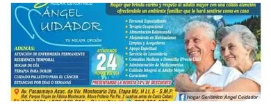 La imagen 4 de la Empresa HOGAR GERIÁTRICO ÁNGEL CUIDADOR Hogar de ancianos en Lima LAM