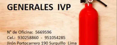 La imagen 5 de la Empresa SERVICIOS GENERALES IVP Proveedor de equipos de protección contra incendios en Lima LAM