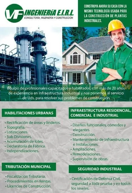 La imagen 2 de la Empresa VF CONSULTORÍA, INGENIERIA Y CONSTRUCCIÓN E.I.R.L.