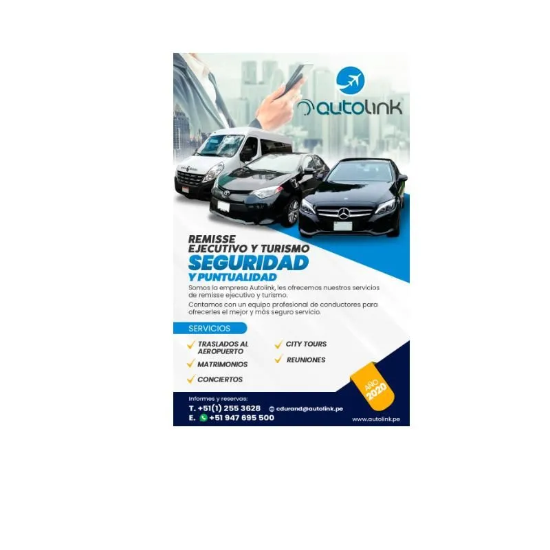 La imagen 2 de la Empresa AUTOLINK - TRANSPORTE DE PERSONAL EN LIMA - TAXI EJECUTIVO Y TRASLADO AL AEROPUERTO