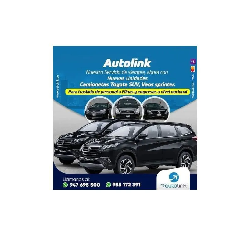 La imagen 4 de la Empresa AUTOLINK - TRANSPORTE DE PERSONAL EN LIMA - TAXI EJECUTIVO Y TRASLADO AL AEROPUERTO